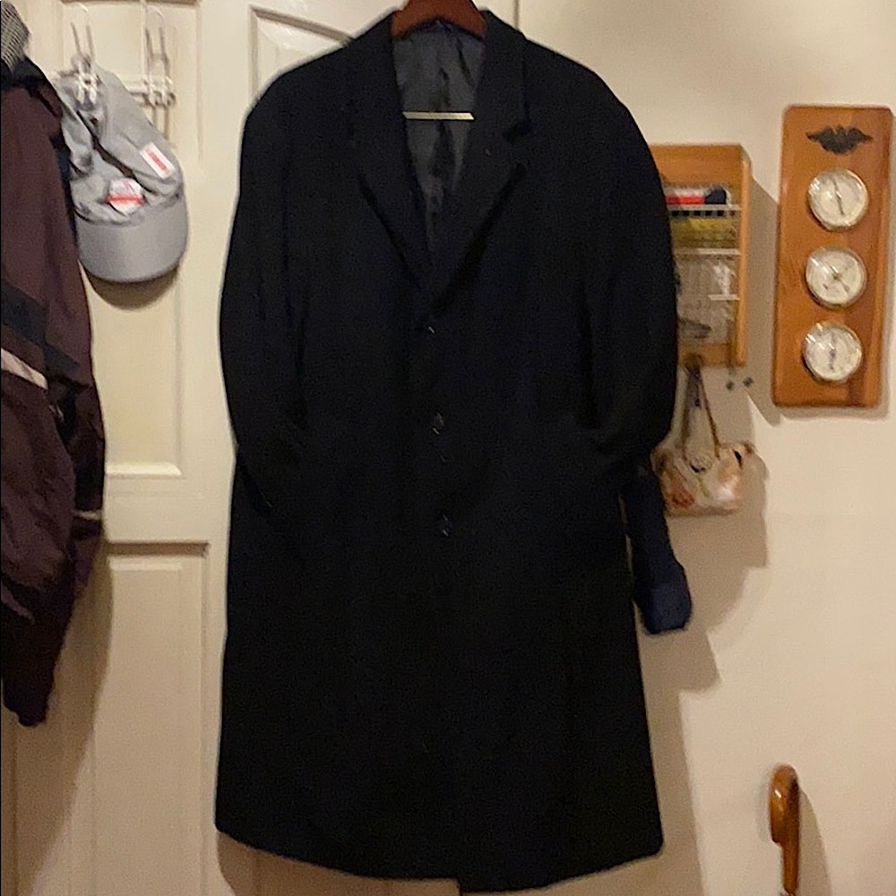 London fog black trench coat $50 like new